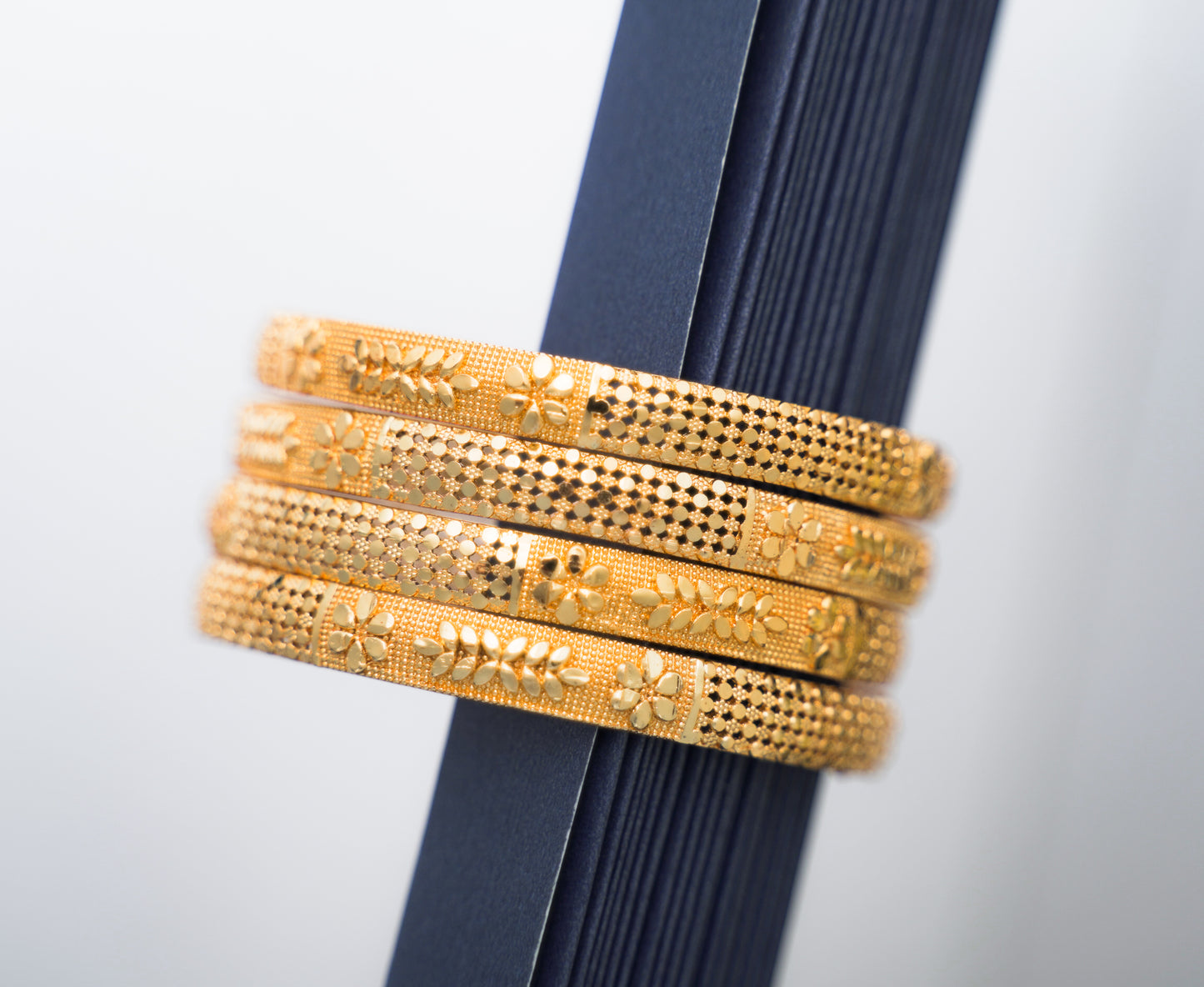 Gold Jasmine Bangles