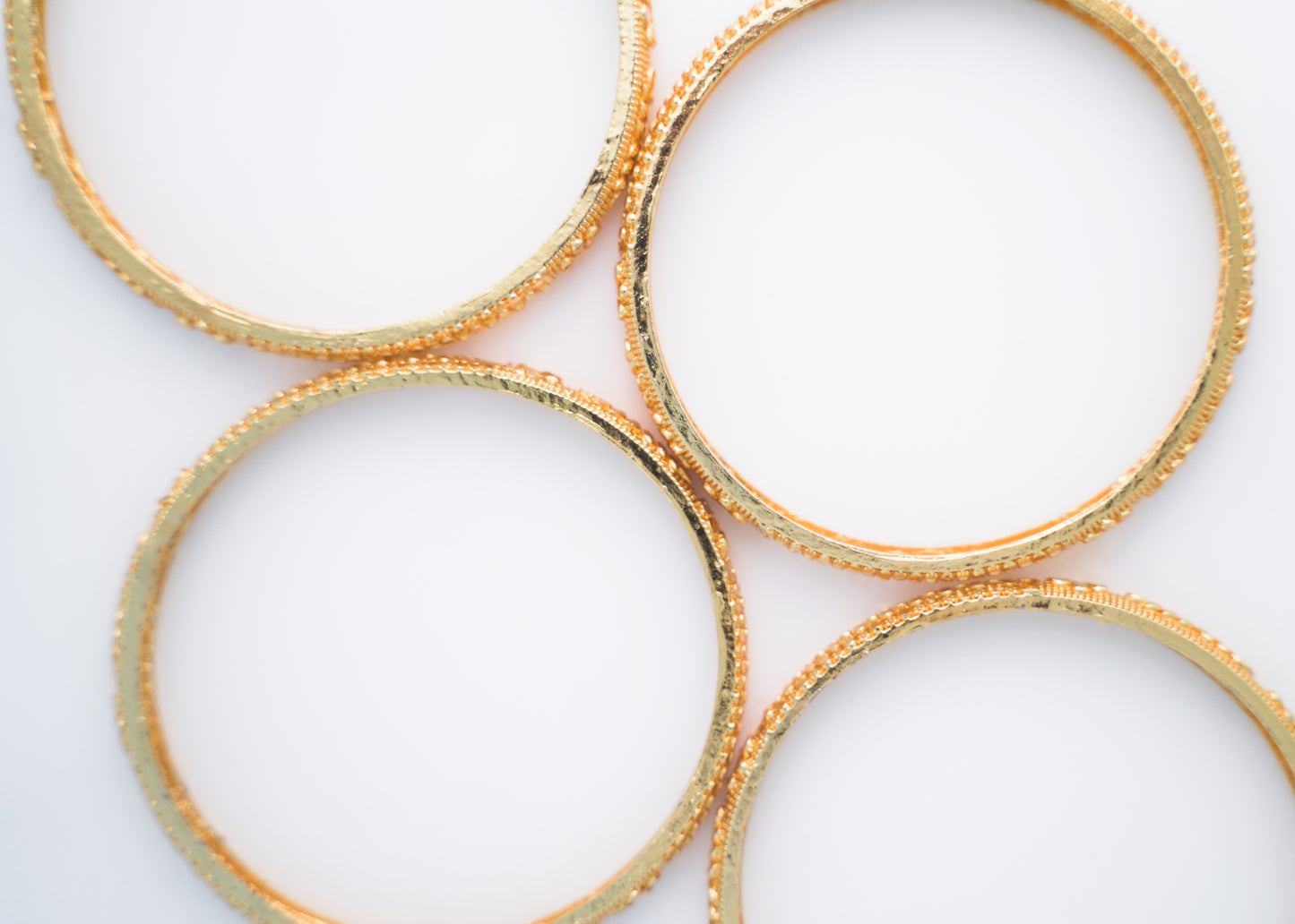 Gold Jasmine Bangles