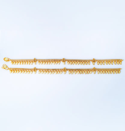 Gold Manga Anklet Set